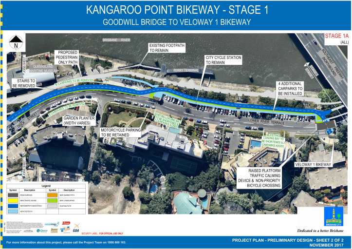 BKWY - 403 - PROJECT PLAN - KANGAROO POINT BIKEWAY - SHEET 2 of 2-1