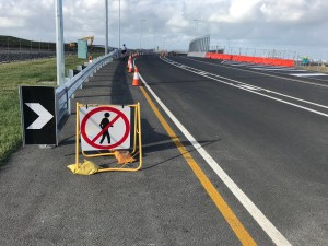 No pedestrians sign Dryandra Drive