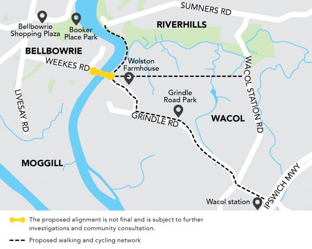 Green Bridges Map - Belbowrie