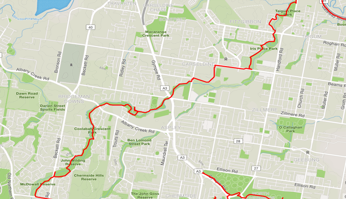 CabbageTreeCreekBikeway – Space for Cycling Brisbane