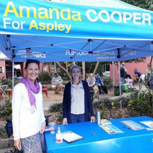 Belinda with Amanda Cooper